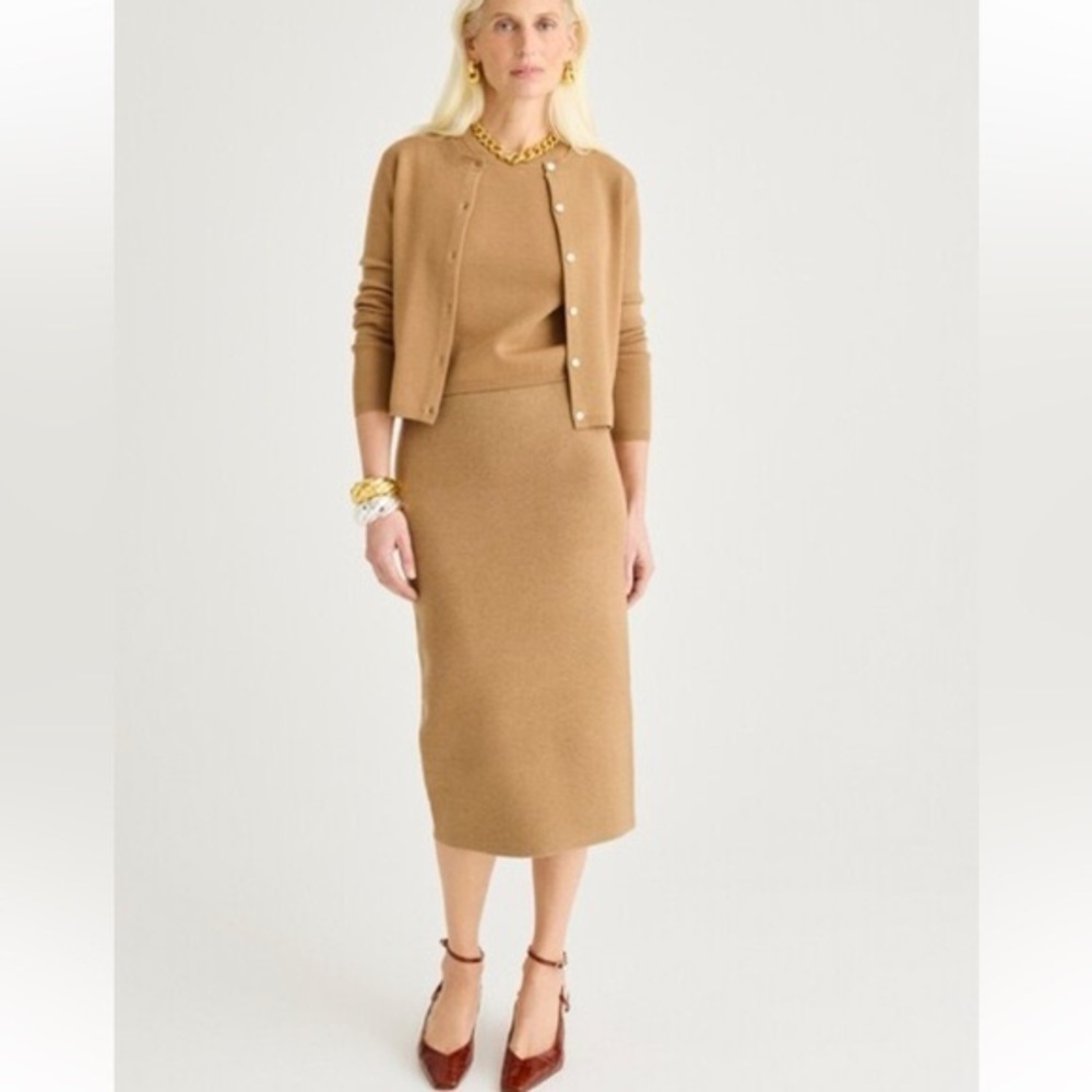 J. Crew sweater set in TENCEL™ lyocell blend
